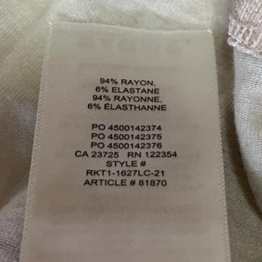 Aritzia Babaton Beige Marble Tie Dye Sleeveless Cami Camisole Tank Crop Top S - Image 4