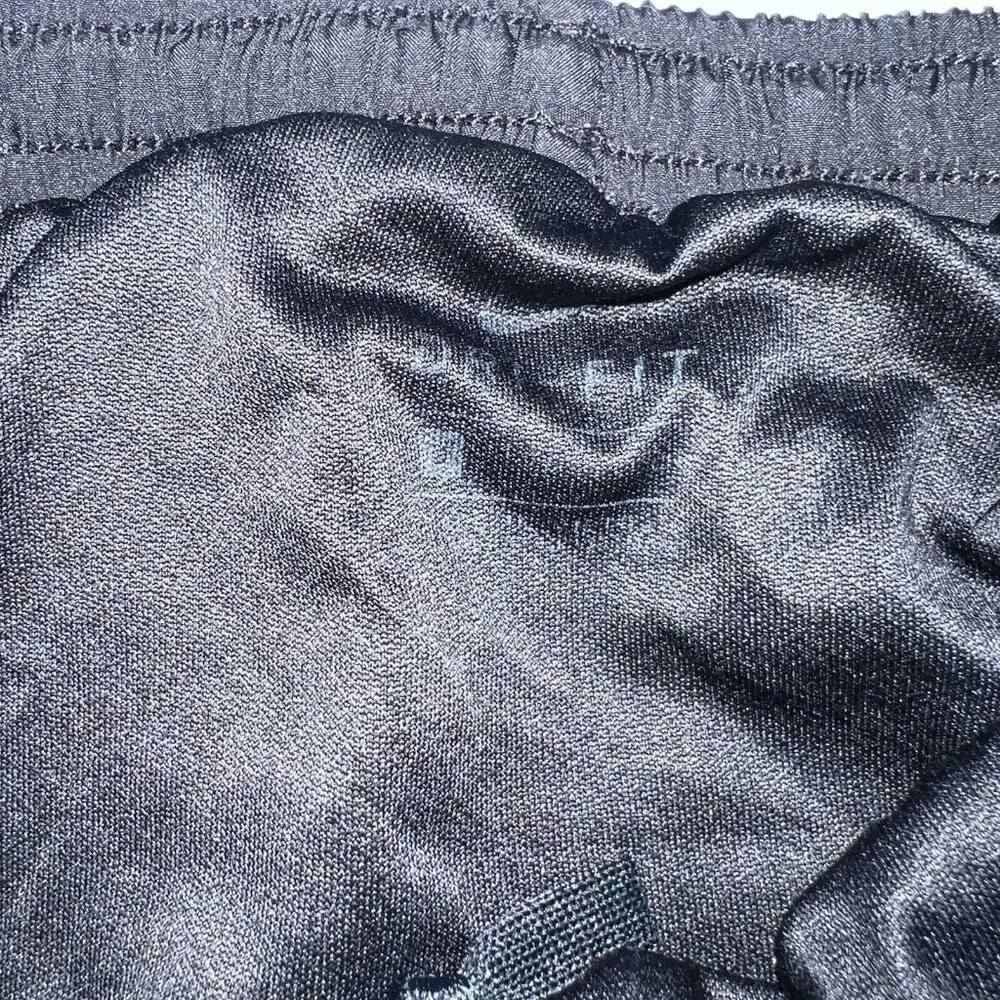 Nike Dri Fit Tempo Shorts Women Small Black White Brief Lined Running Athletic C - Image 2