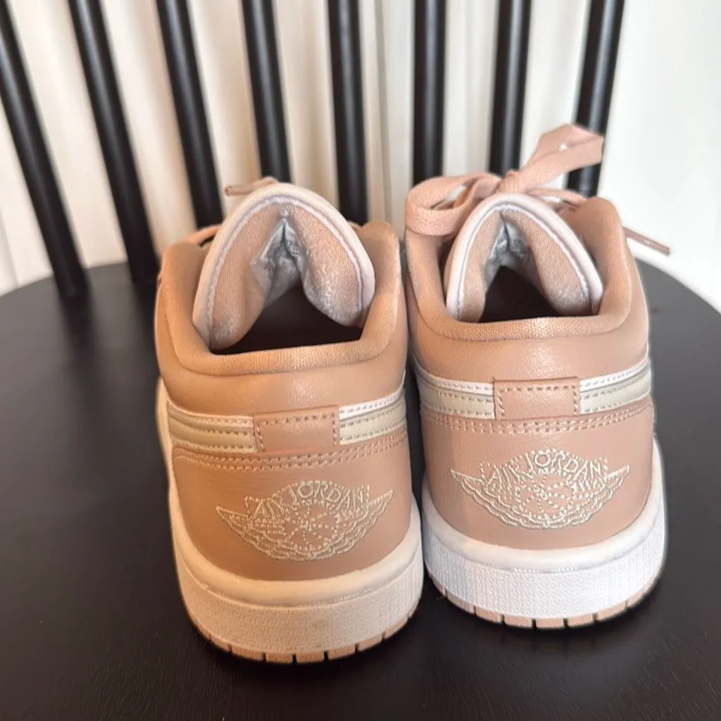 Nike Jordan 1 Low Crimson pink tint sneaker size 6 - Image 8