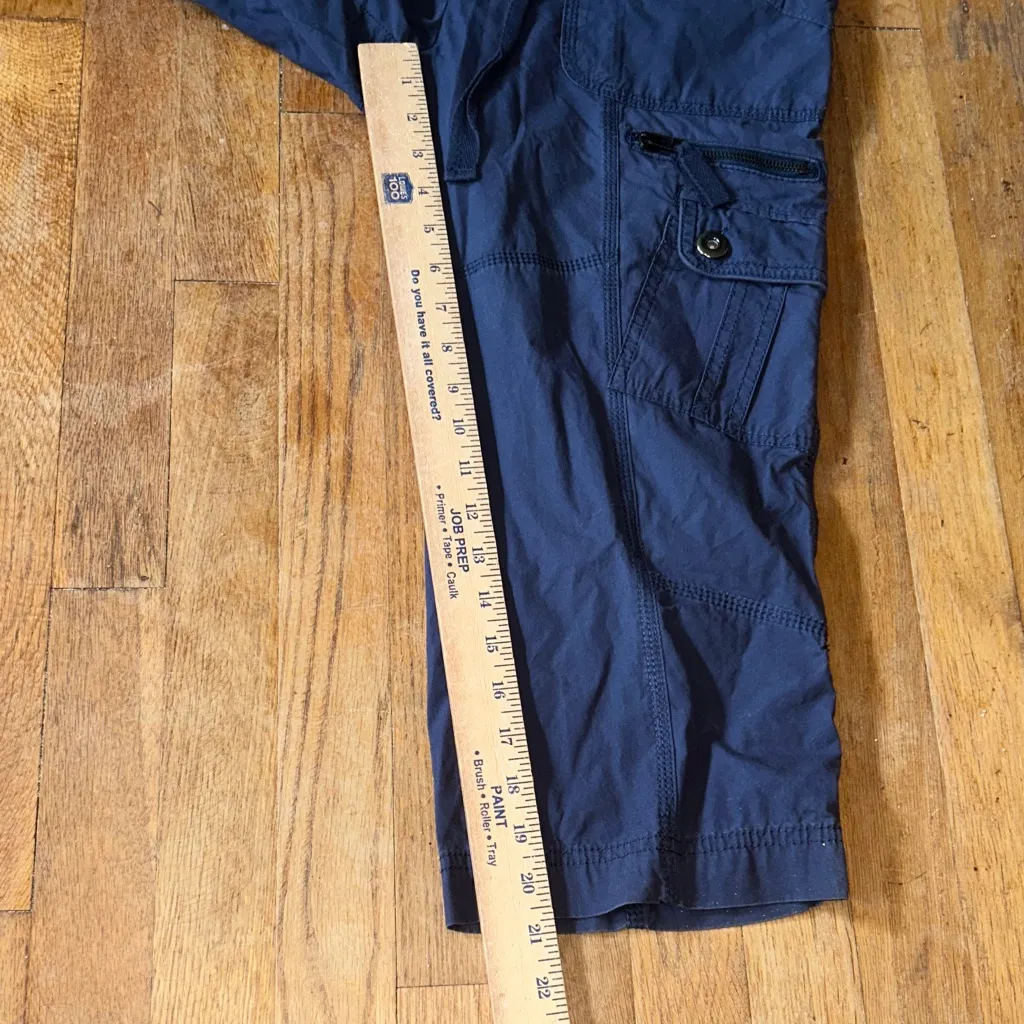 Willi Smith  Navy‎ Capris convertible size 2 cargo - Image 8