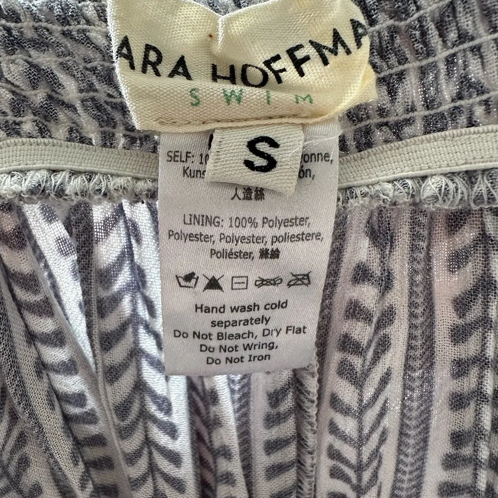 Mara Hoffman  Black and White Swim Coverup - Image 2