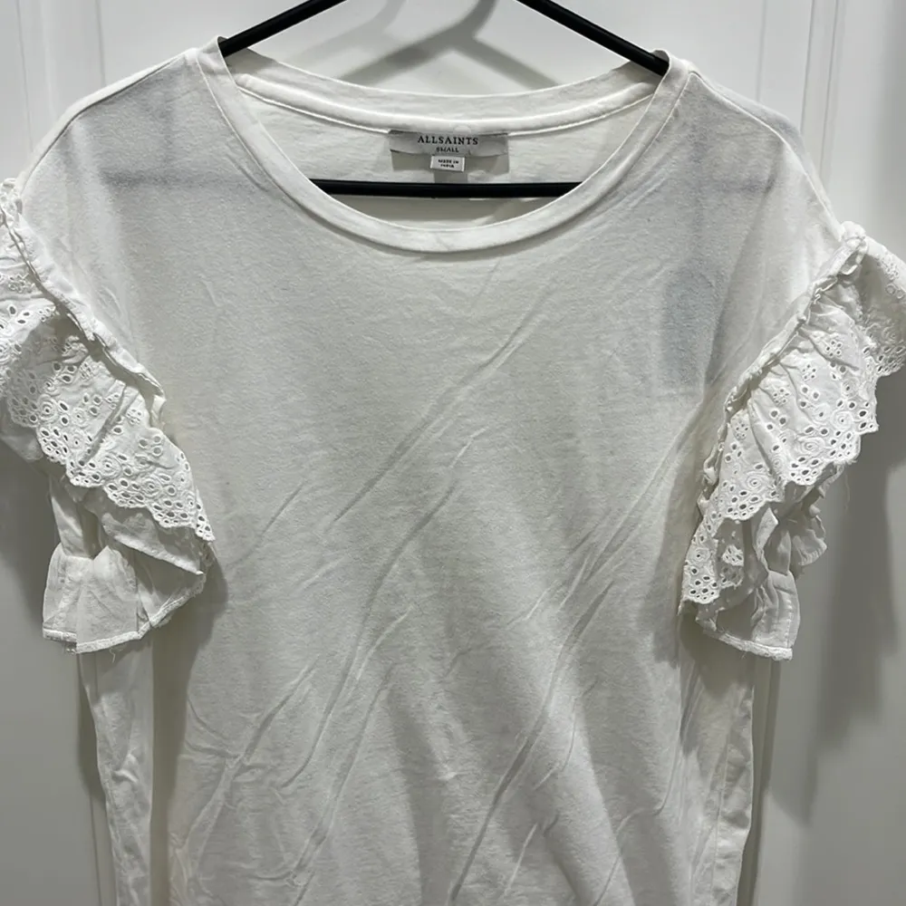 NWT All Saints White Senna Adelaide Eyelet T-shirt Dress Sz S - Image 3