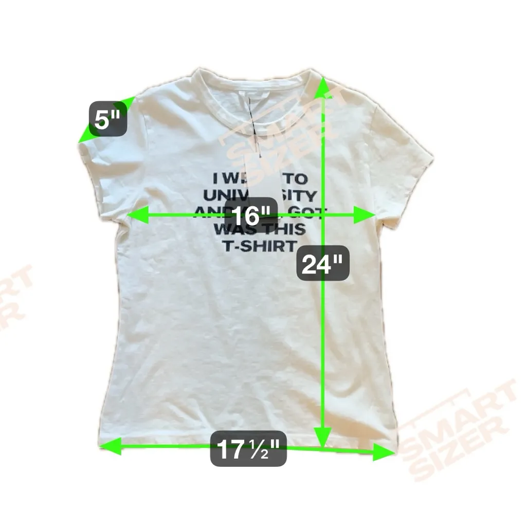 Cream graphic tee distressed edges NWT - Image 11