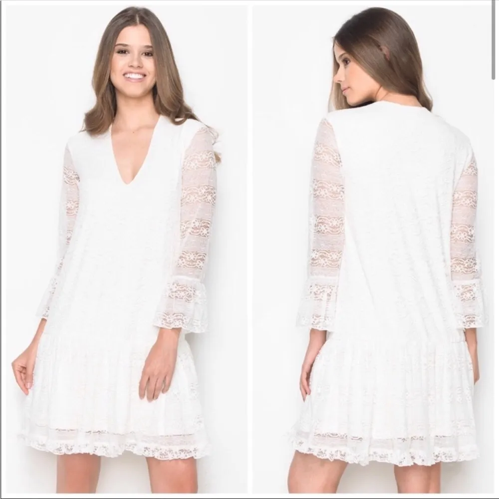 Some Days Lovin White Lace Dress. Size XS. - Image 2