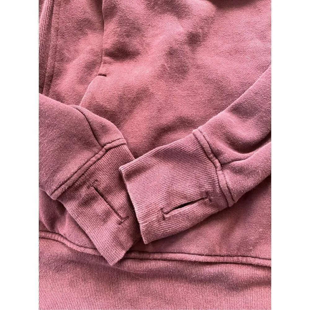 Lululemon Floral Flock Pullover in Black Cherry Size 4 - Image 7