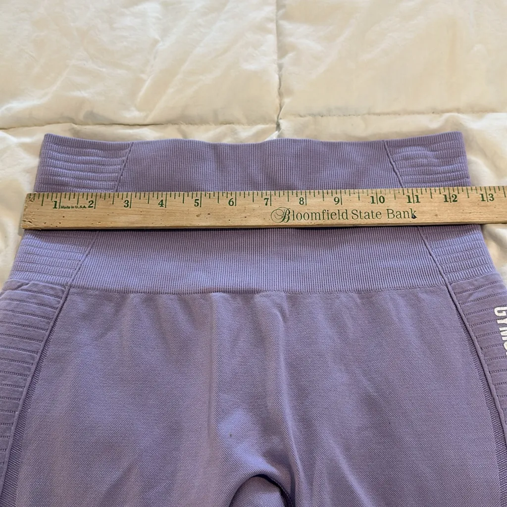 Gymshark Women's  Lilac Pastel
Purple Seamless Energy Leggings - Image 10