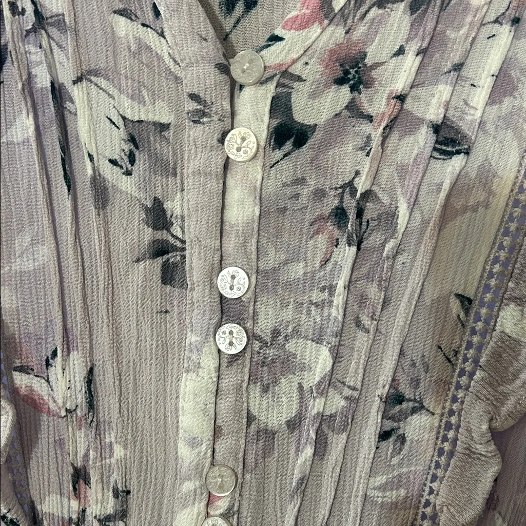❤️ 3/$15 American Rag Cie Floral Button-Down Women's Dress - Image 3