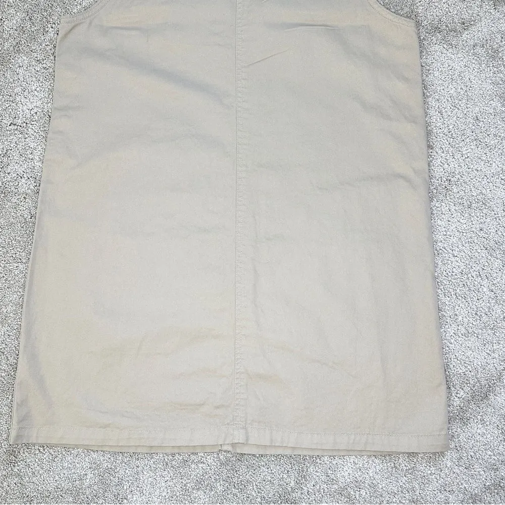 Mickey Unlimited Jerry Leigh Vintage Bird Embroidered Khaki Jumper Dress Disney - Image 6