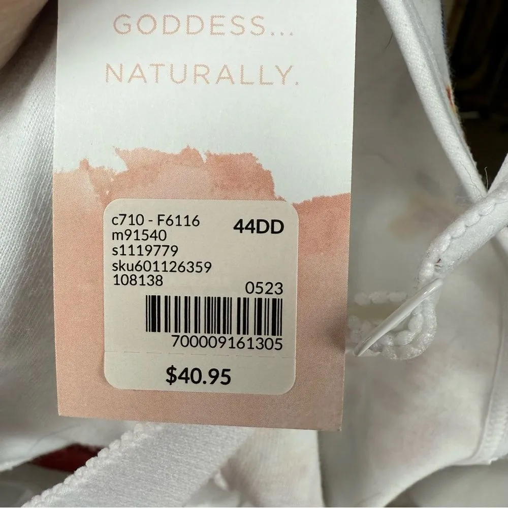 Cacique‎ Floral Print Bra - White and Multicolor - Image 4