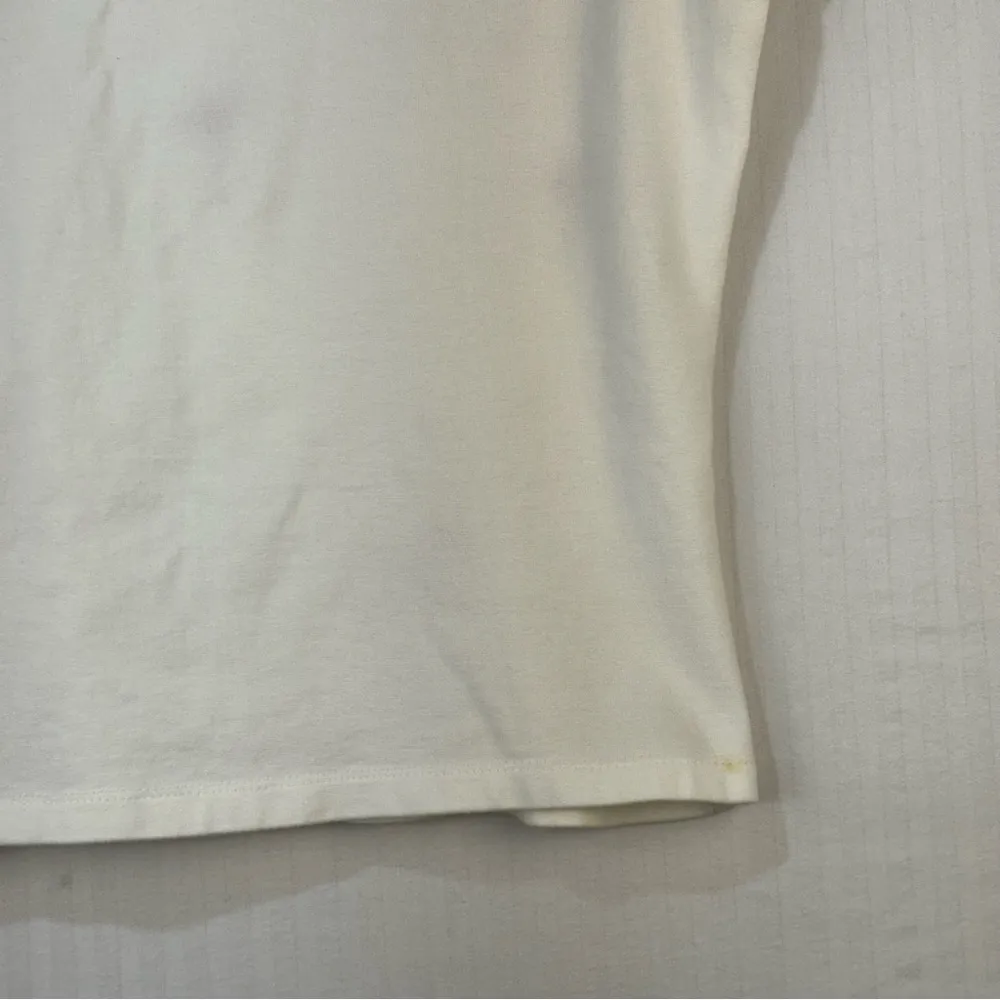 Sunday Brunch Vintage Shirt Cardigan Set Small Pink Flamingos Beaded Embroidered White - Image 7