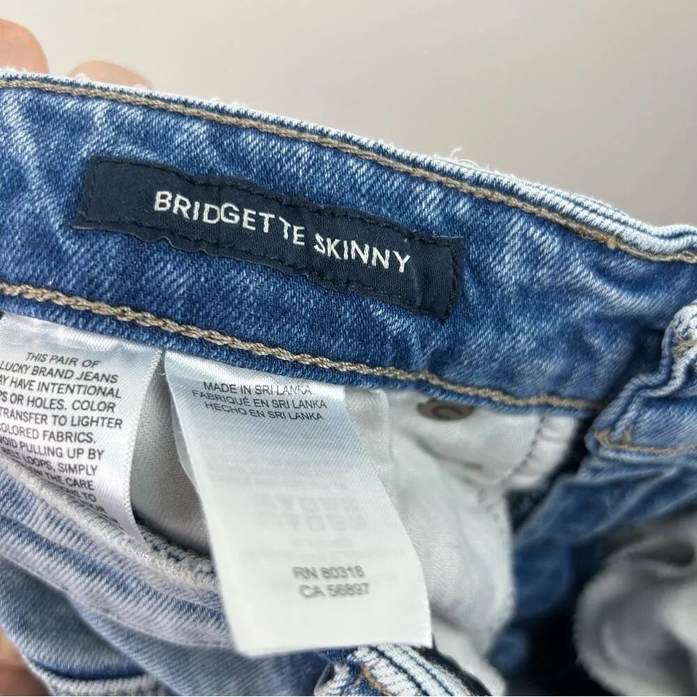 Lucky Brand Bridgette Distressed Skinny Jeans 25 - Image 3
