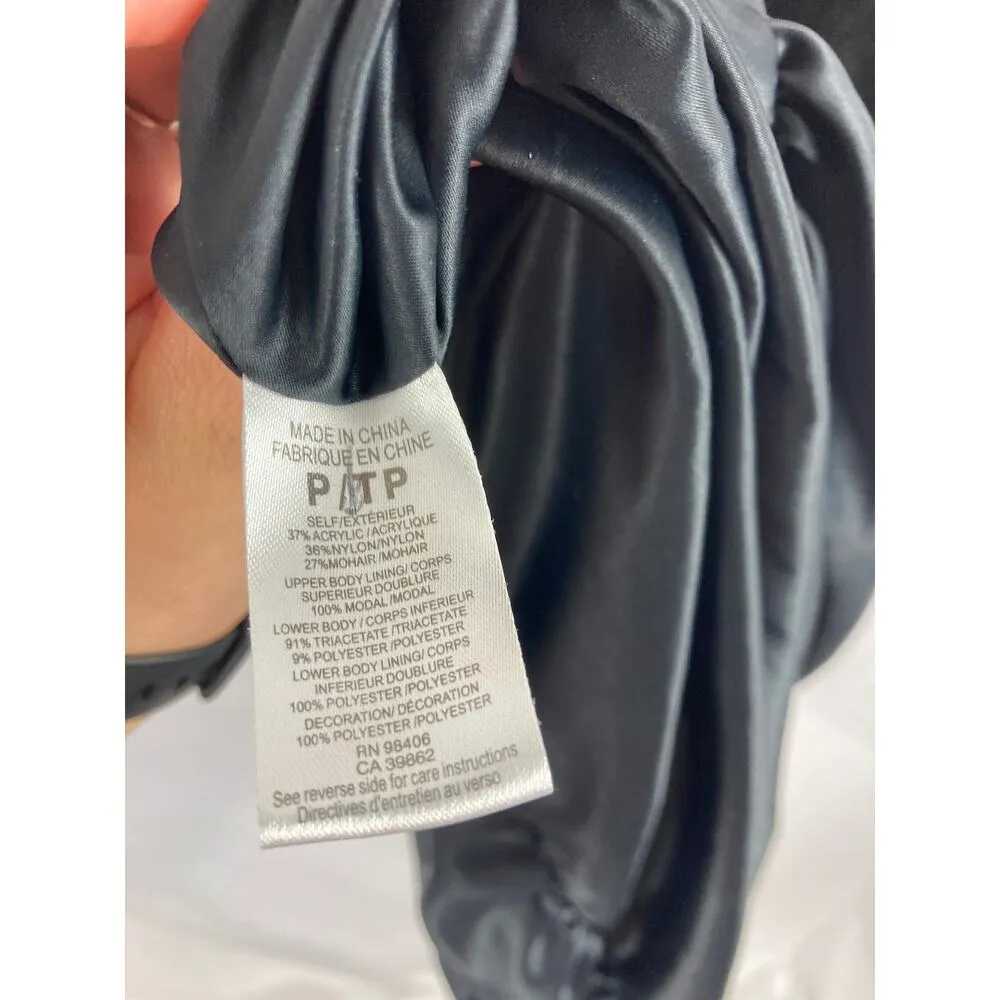 Theory Evelina Cone Bubble Shift Dress black Size P - Image 6