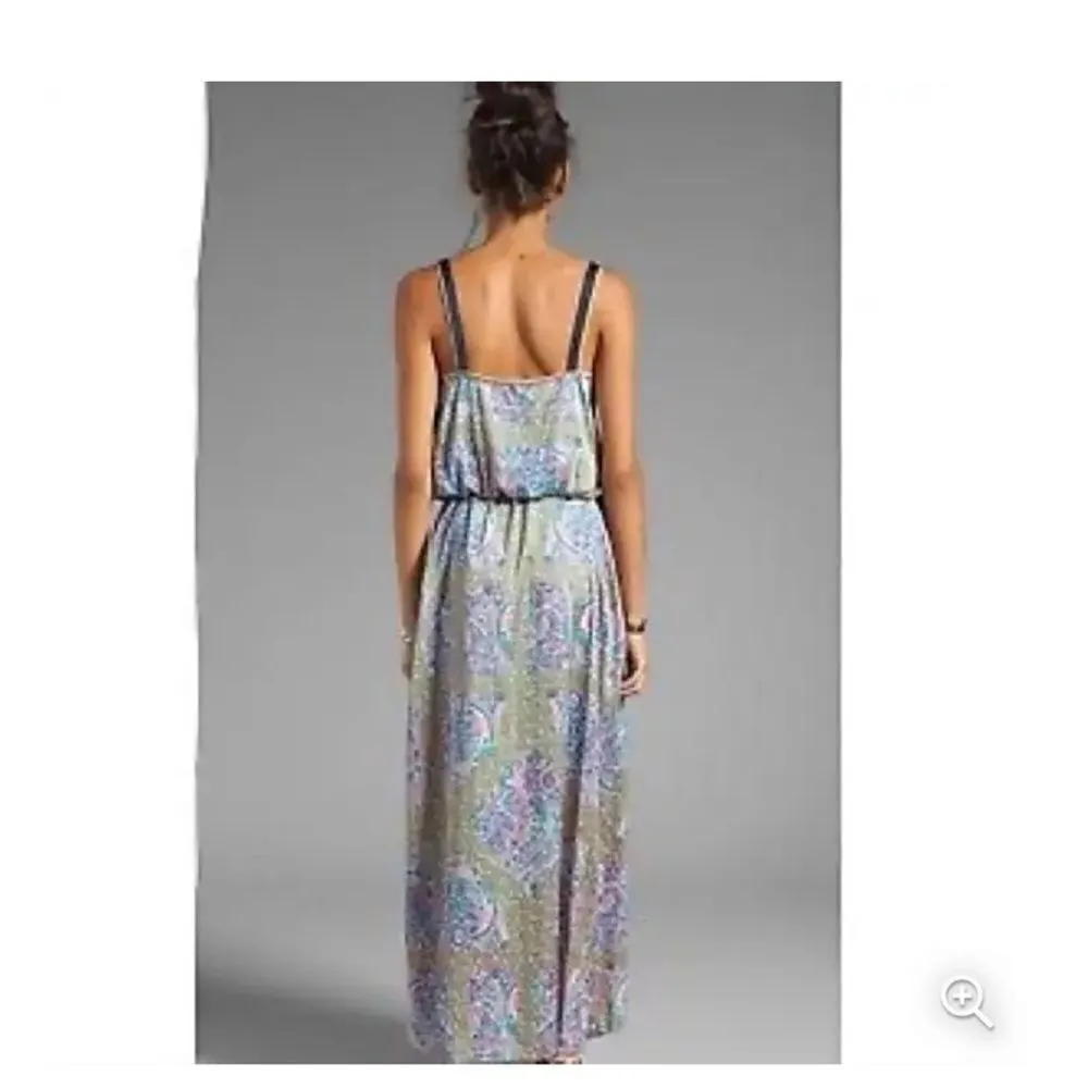 Juicy Couture Imperial Boho Starflower Maxi Dress In Bardot Size 4 - Image 5