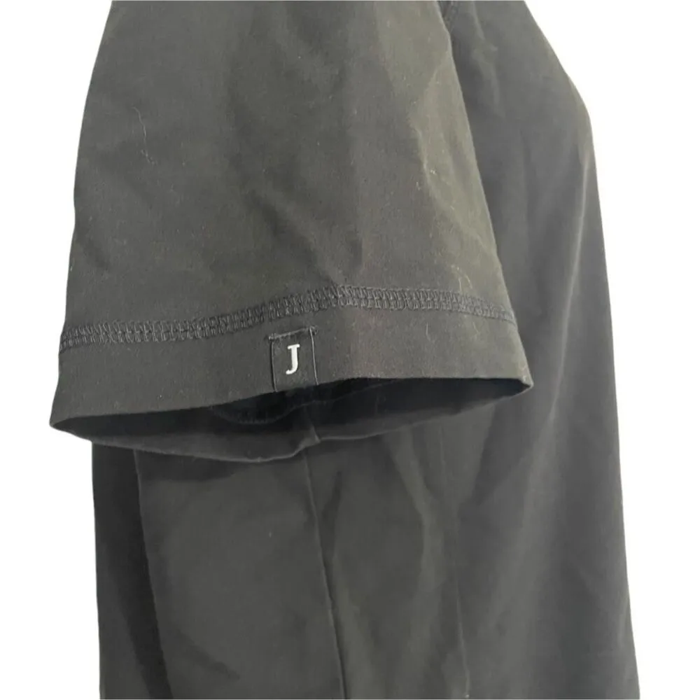 Jaanuu Size Medium Black Short Sleeve Scrub Top Uniform Nurse Doctor Healthcare - Image 3