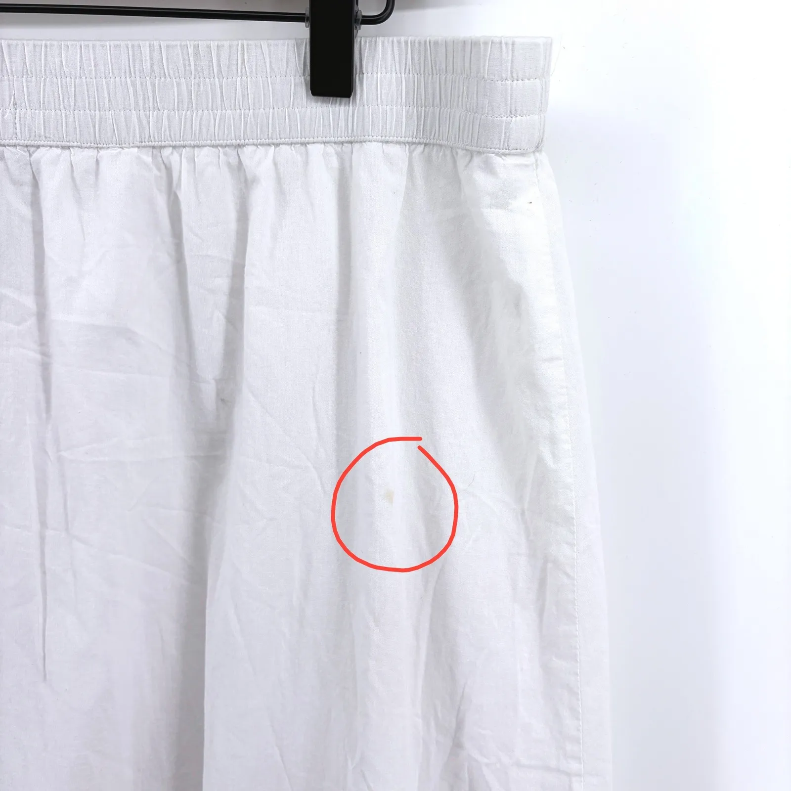 White Lace Cotton Eyelet Maxi Skirt XL Boho Festival Western Prairie Cowgirl - Image 6