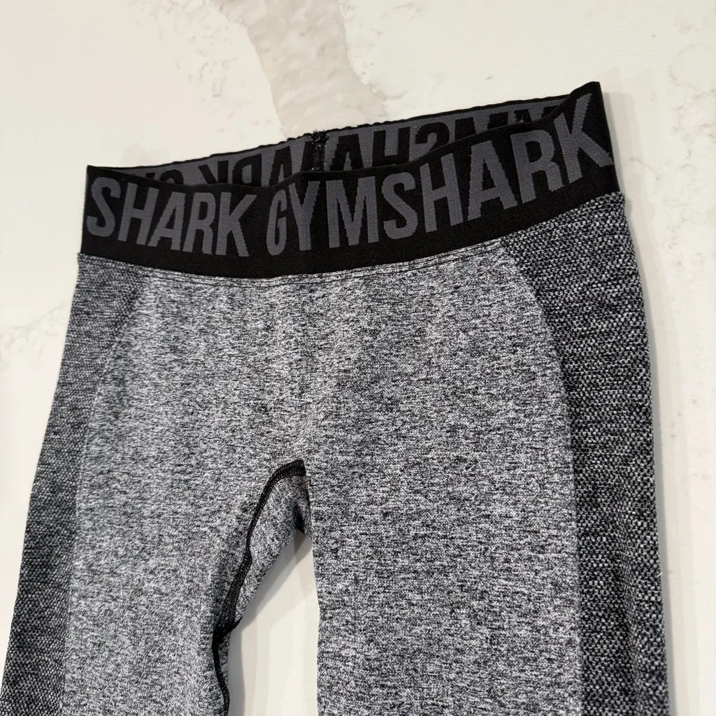 Gymshark Seamless Booty Boost Athletic Leggings Women’s XS Two Tone Gray Workout - Image 3