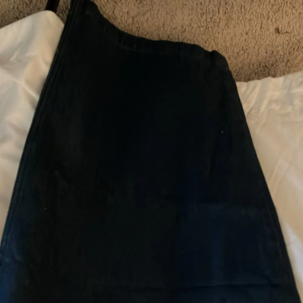 Abercrombie & Fitch: Women’s Mid Rise Wide Leg Jeans- Dark Blue- size 34 (18L) - Image 7