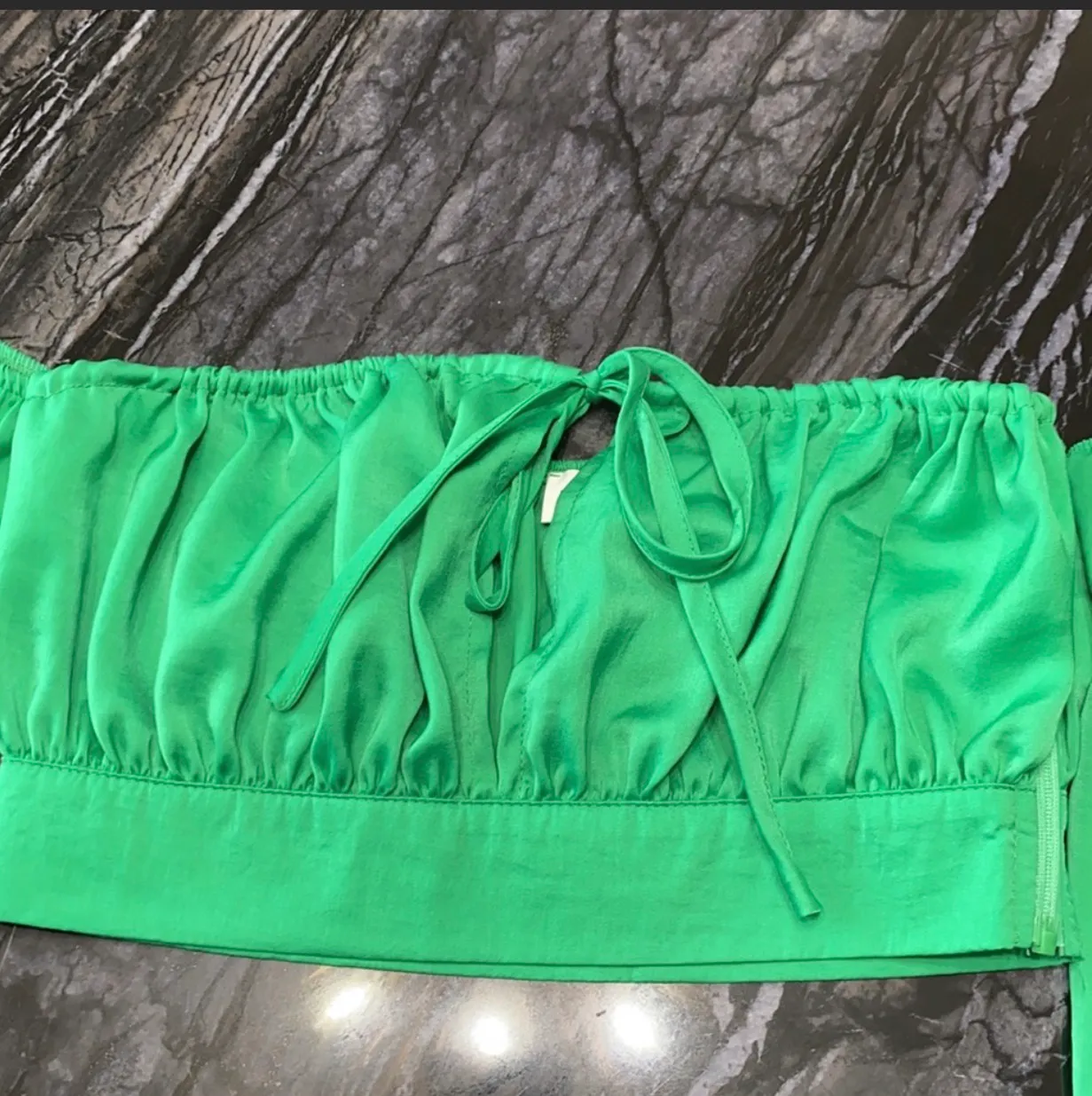 superdown green crop top - Image 4