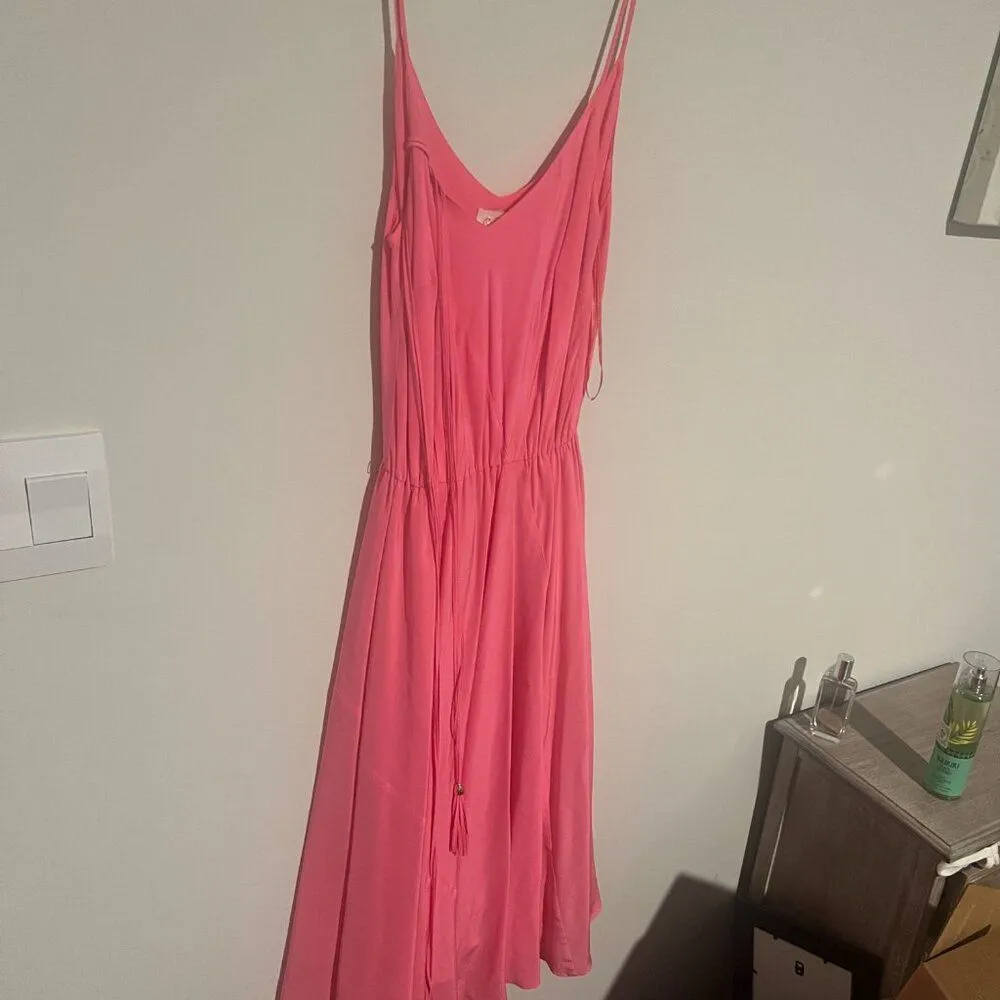 Yumi Kim medium hot pink maxi dress - Image 5