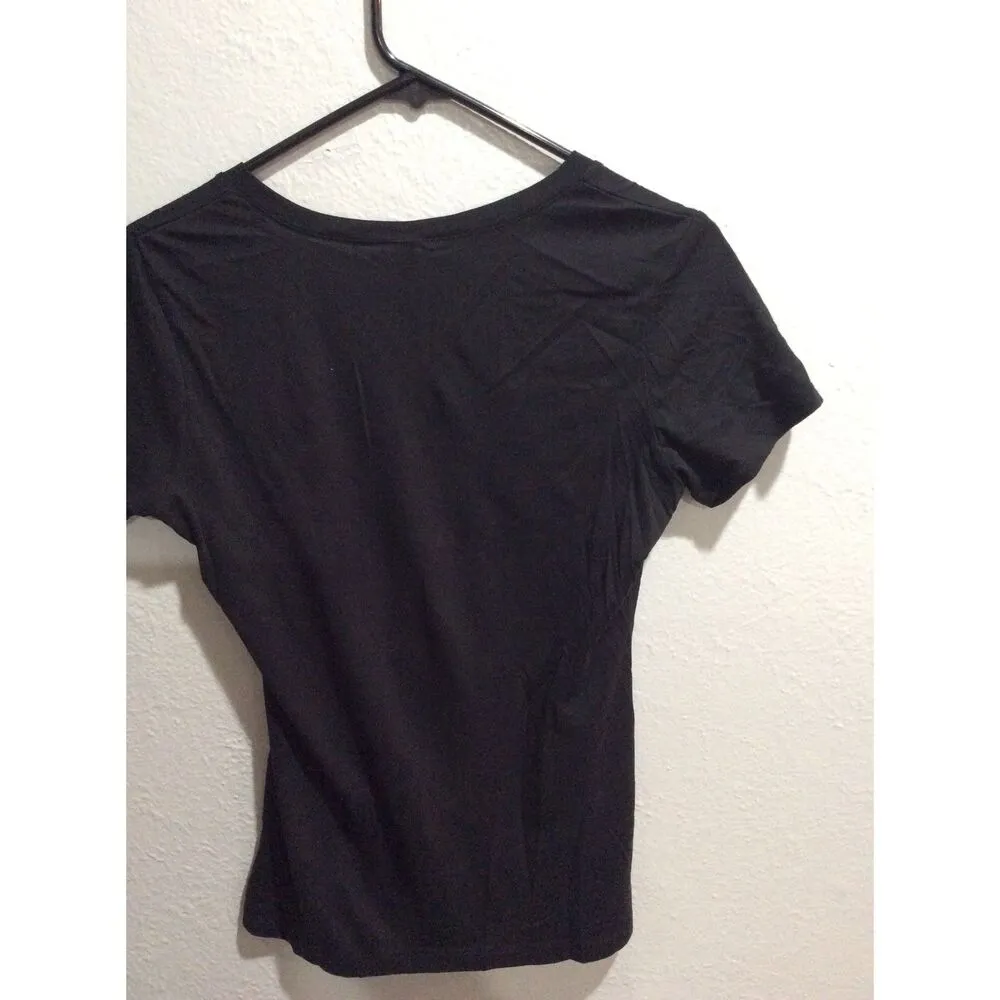 Nightmare before Coffee Jack T shirt black size large L short sleeve V neck - Image 4