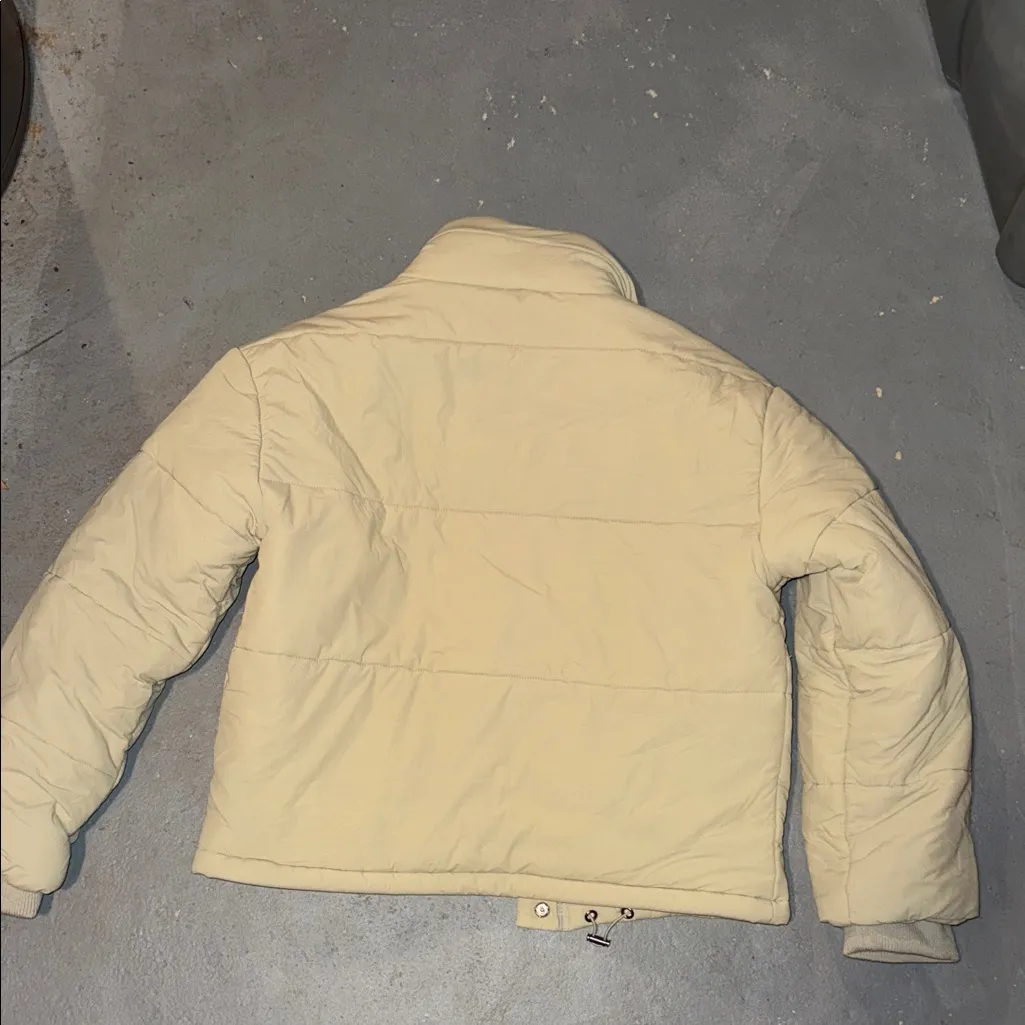 Rails light Gren Cream Quilted medium Jacket - Image 8