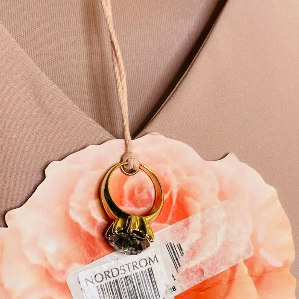 Show Me Your Mumu Geneva V-Neck A-Line Gown Rose - Image 8