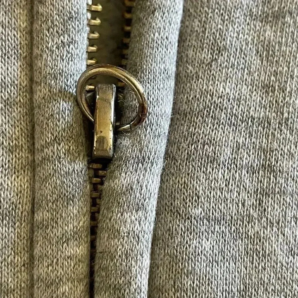 Authentic NFL 49ers Gray Long Sleeves Unisex Hoodie Sweatshirt SZ L 
#1246 - Image 12