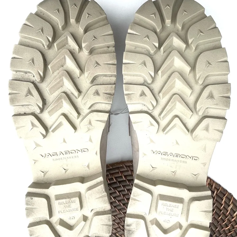 Vagabond Womens Shoes Loafers Sand Cosmo 2.0 Leather Lug Sole Size 10 - Image 7