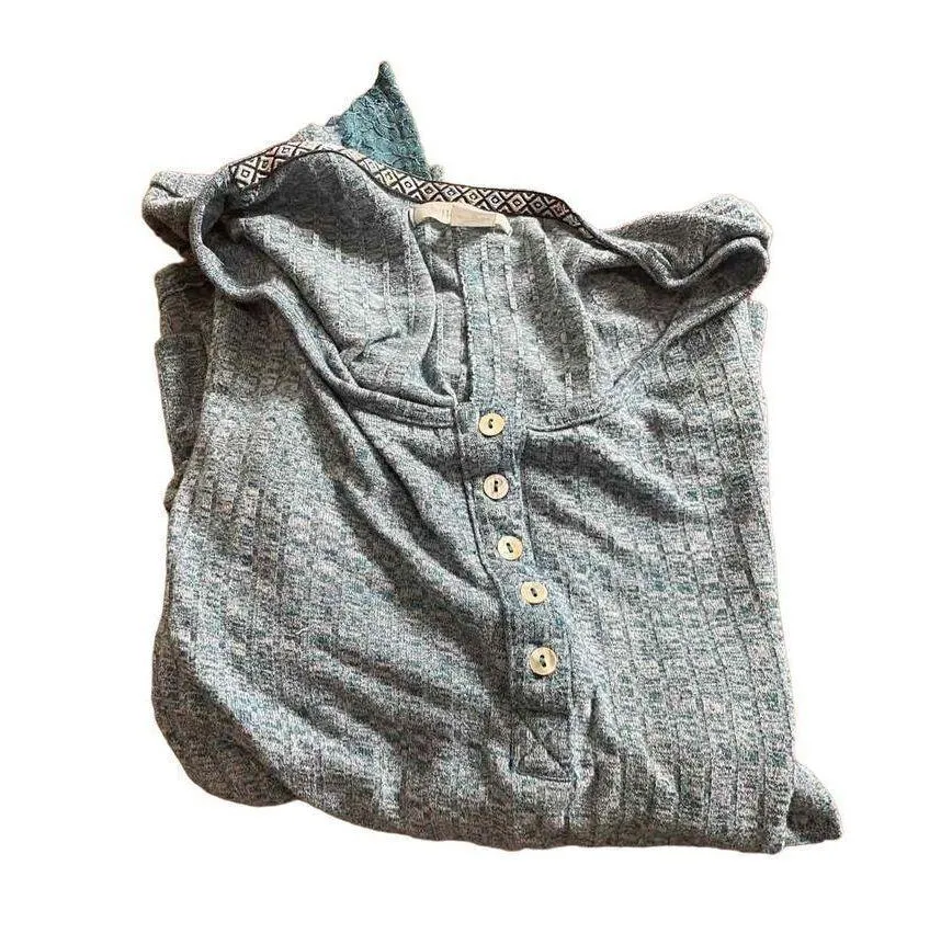 belle du jour teal blue blouse - Image 6