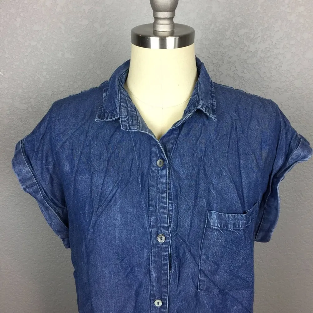 •Just Living• Chambray Button Down - Image 2