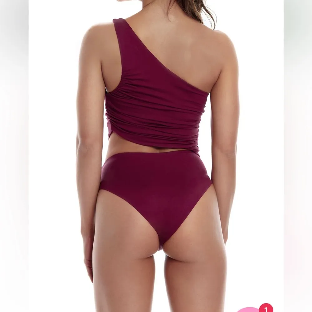 Agua Bendita Trini Leva Asymetric one piece sz S/M - Image 2