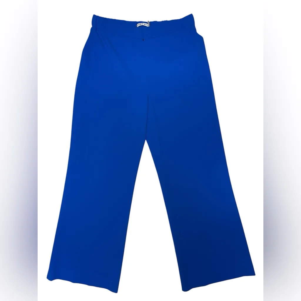 Alice + Olivia  “Bo” Pull-Up Pant – Cobalt - Size Small - Image 3