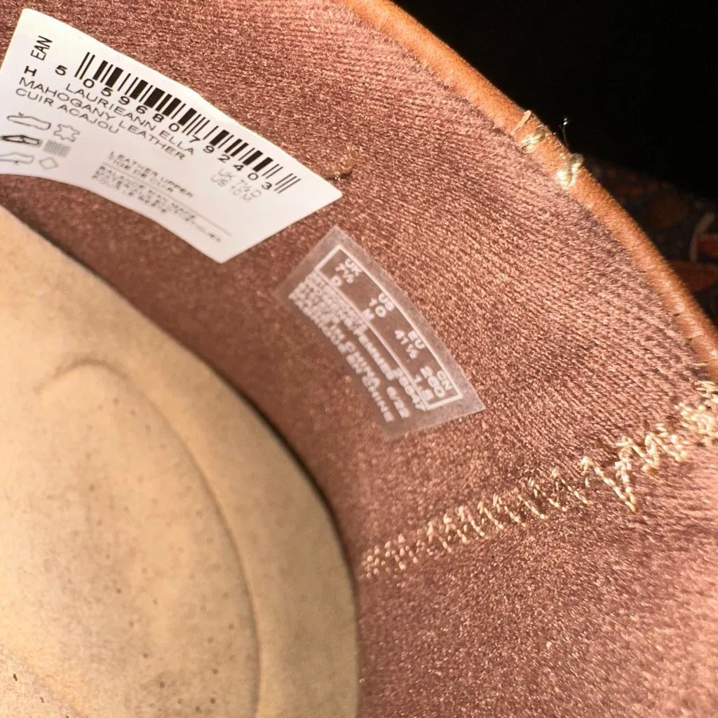 Clarks embroidered slip on ortho arch support 10 clogs - Image 4