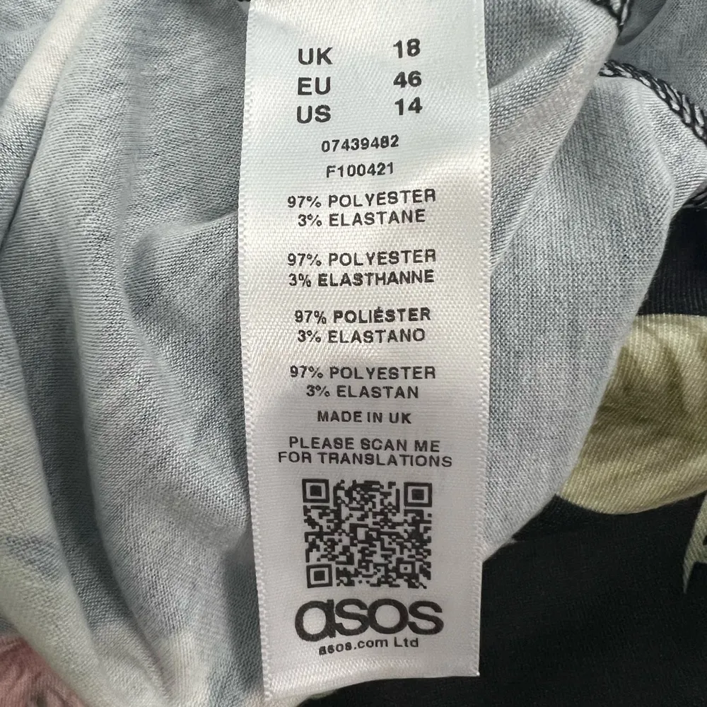 NWT - ASOS Maternity Bodycon Dress In Floral Print - Size 14 - Image 8