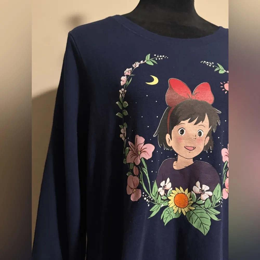 Preloved Navy Blue Her Universe Kiki's Delivery Service Jiji Sweater size 1 - Image 2
