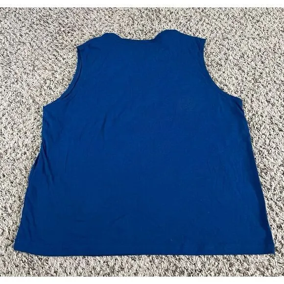 Fifth Sun Women's blue tank top size‎ X-Large - Image 4