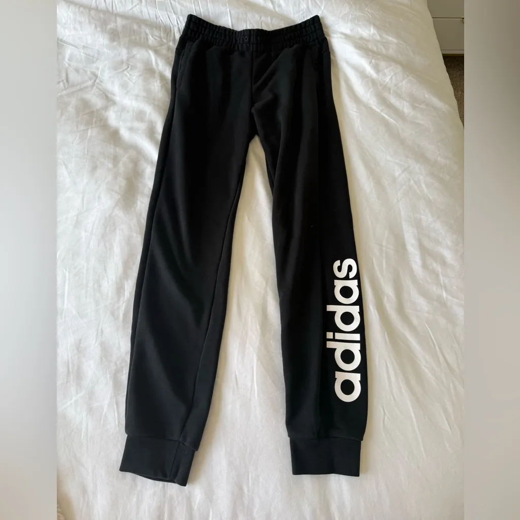 Adidas black jogger pants - Image 2