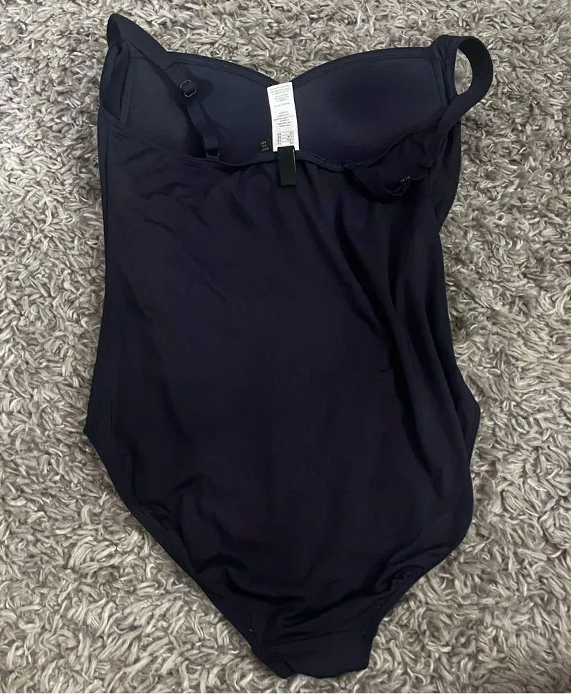 Nip tuck swim one piece bathing suit size 12 Blue - Image 5