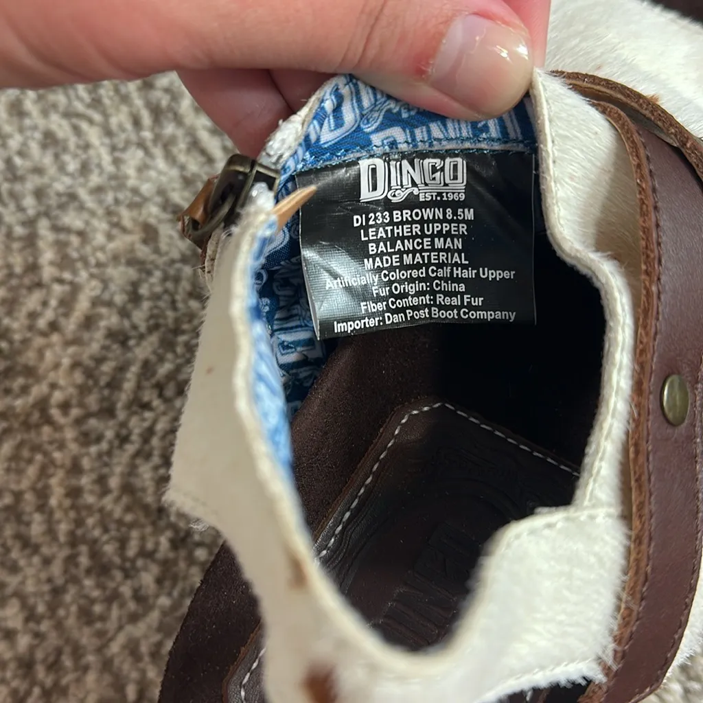 Dingo Savannas Cow Hair Sandals - Image 7