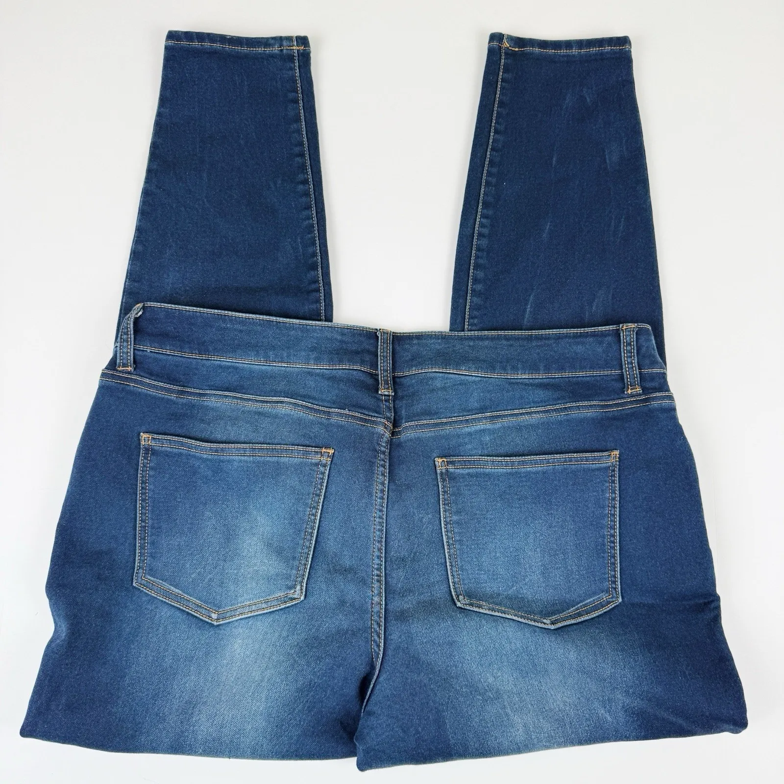 Maurices Women's XL-R Dark Wash Stretch Skinny Jeans Mid Rise - Image 2