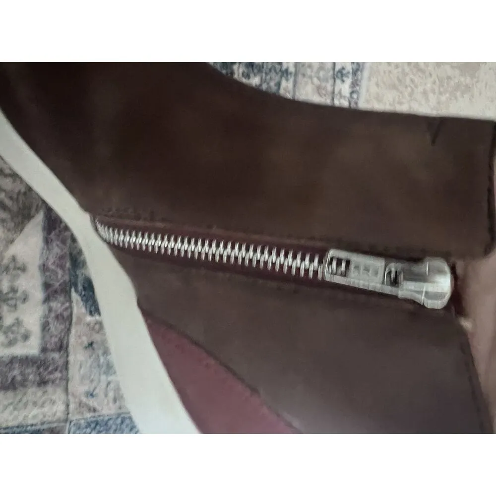 Red Wing Shoes Extra Light Oil/Slip Resistant Steel Toe For Safety Women Sz 8.5 Brown - Image 11