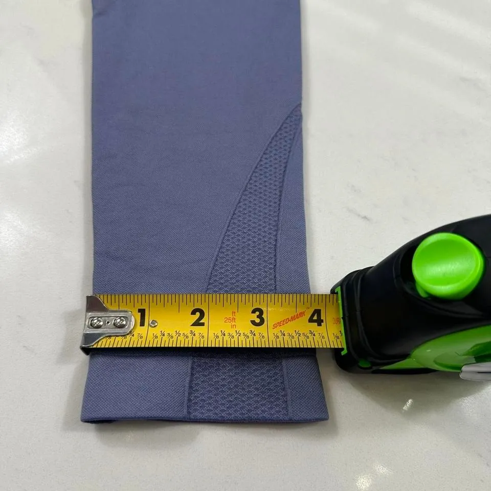 AYBL Contour Seamless Leggings Womens S High Rise Blue Gym Bodybuilding - Image 7