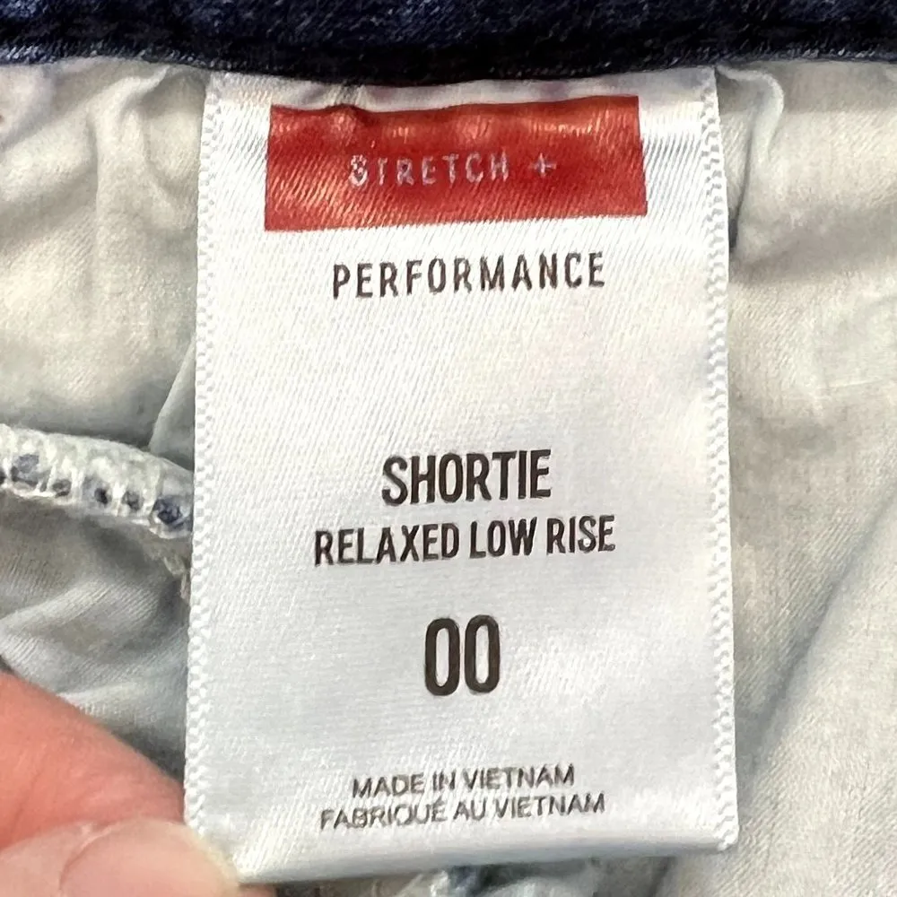 Express Shortie Relaxed Low Rise Jean Shorts - Image 7