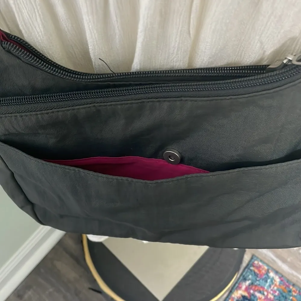 Baggallini Charcoal Crossover Crossbody Bag - Image 7