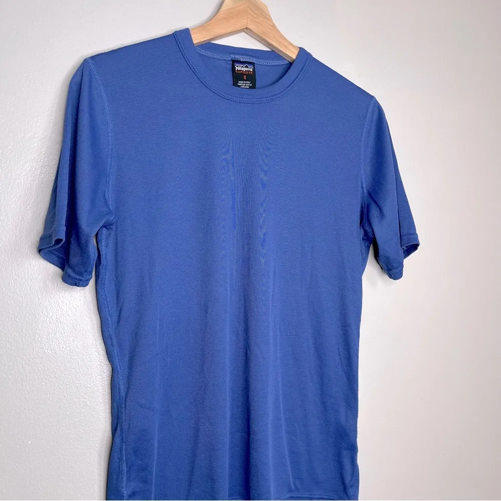 Patagonia Capilene Women's Cap Cool Daily Blue T-Shirt Size Small - Image 7