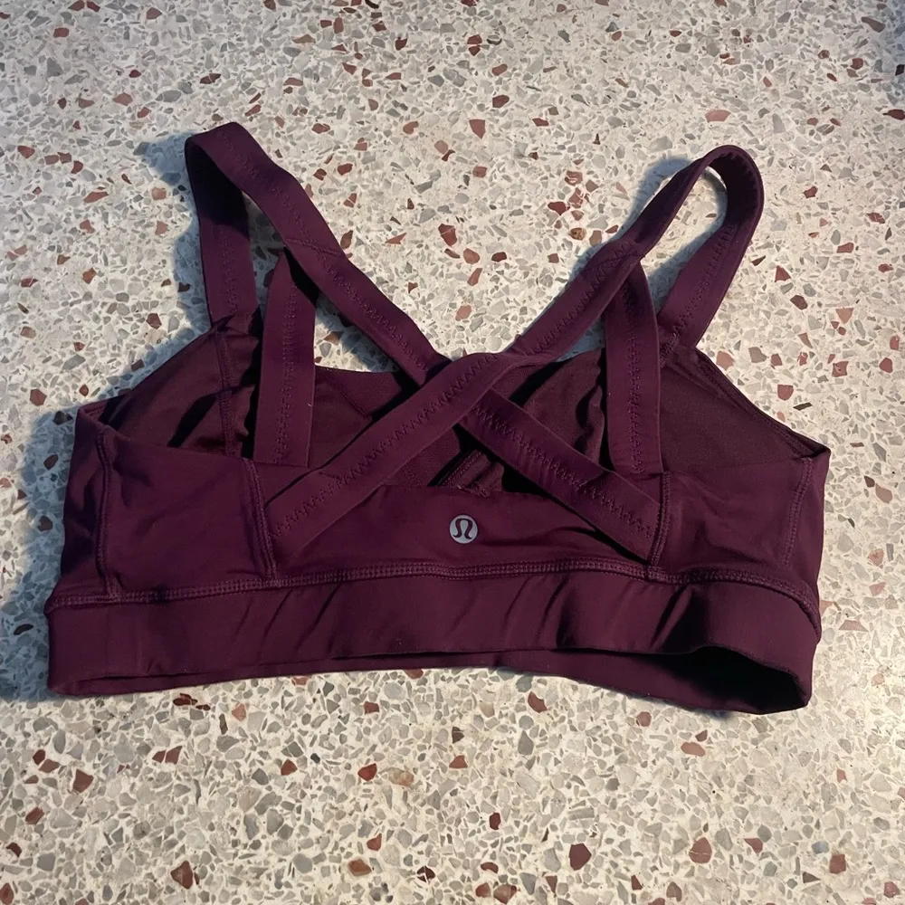 EUC Lululemon Cross My Heart Bra - Image 4