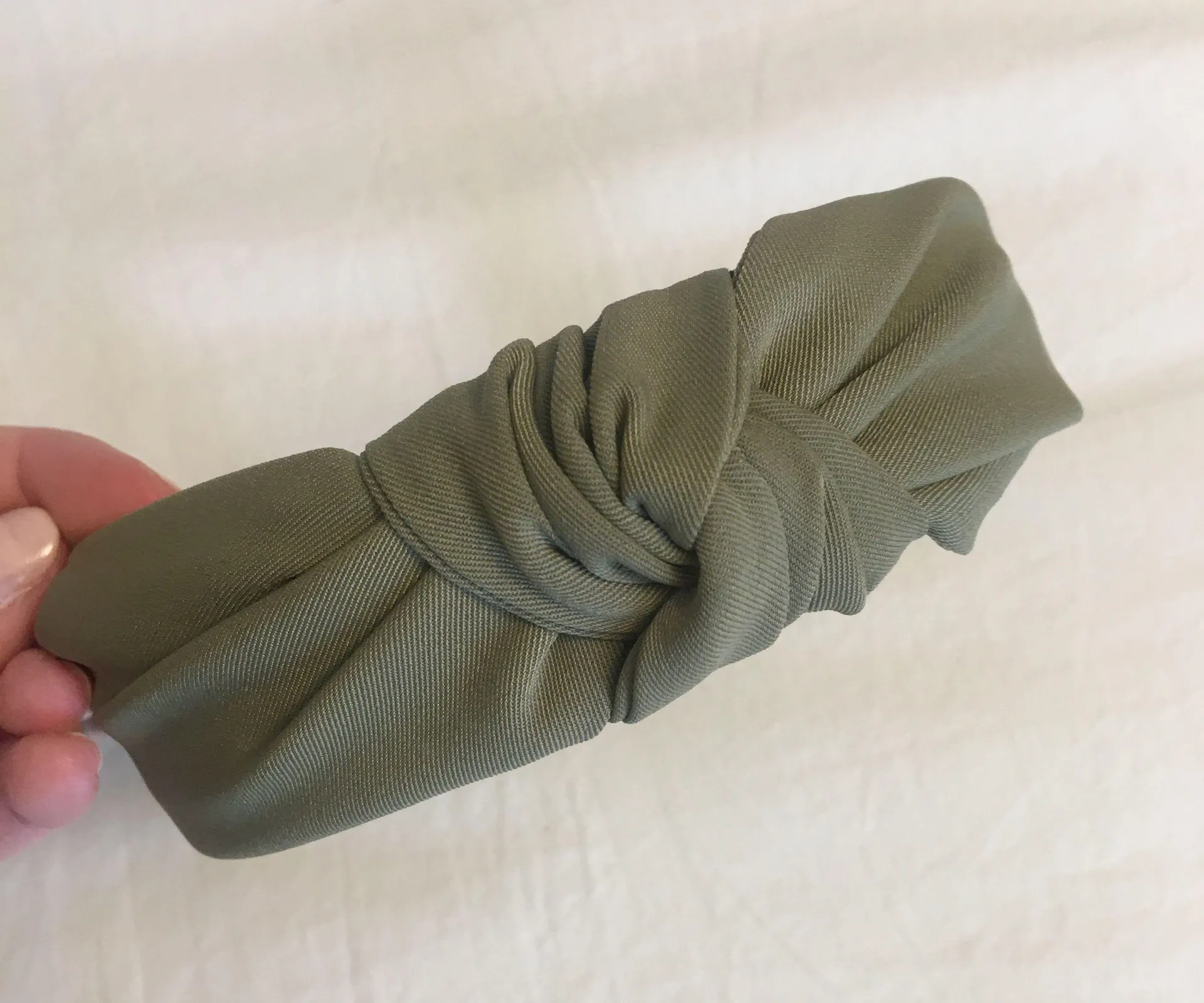 Green Knotted Headband - Image 3