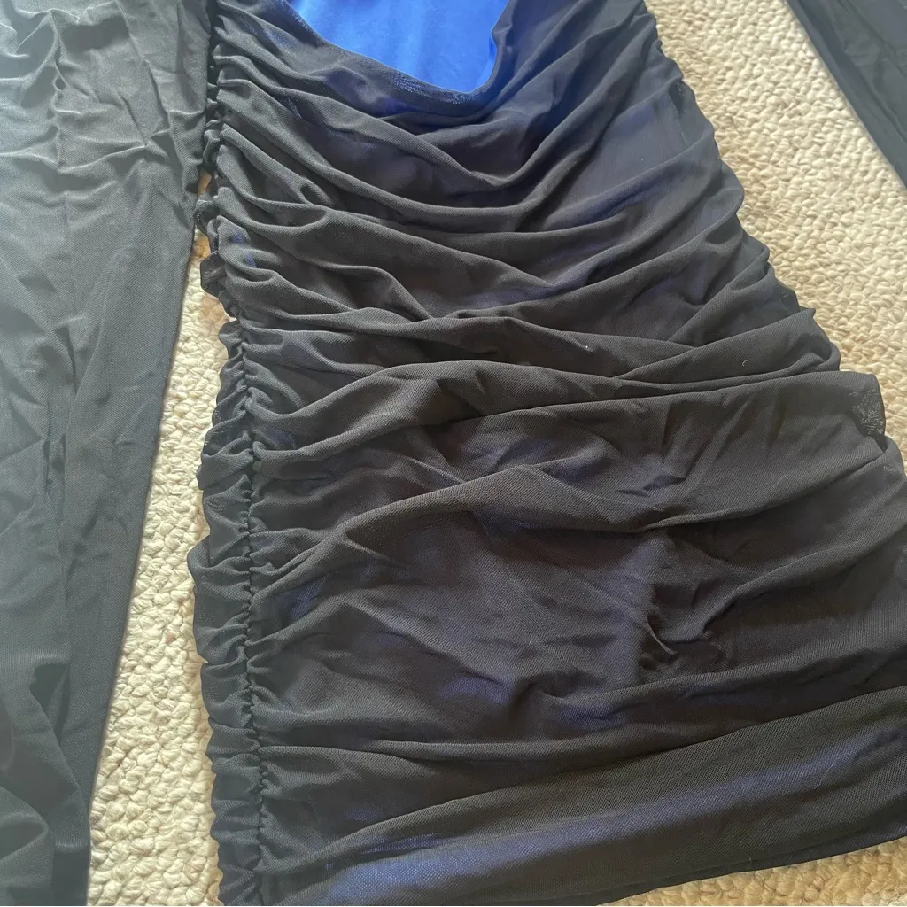 Forever 21 Mesh Black Dress - Image 3