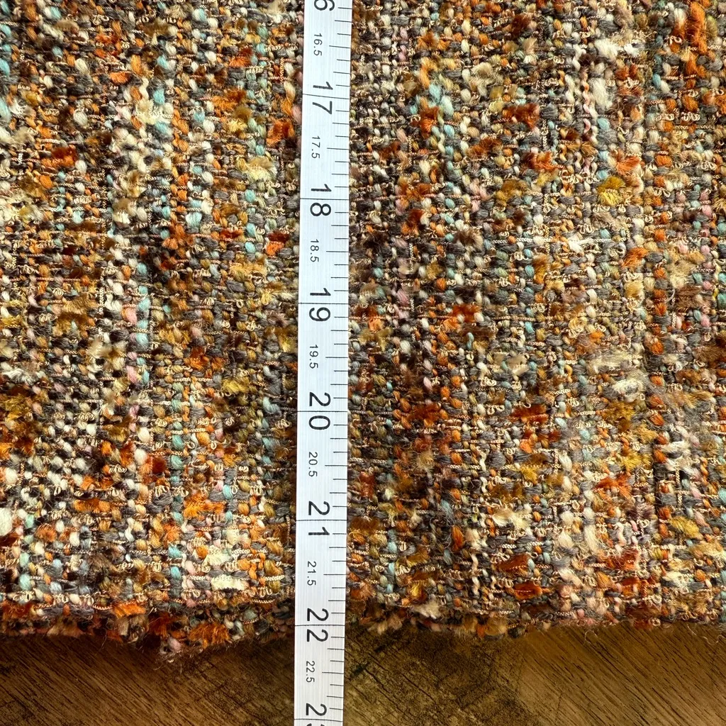 saks fifth avenue Folio Suit jacket Skirt Set tweed Size 8 (blazer 10) Wool USA - Image 9