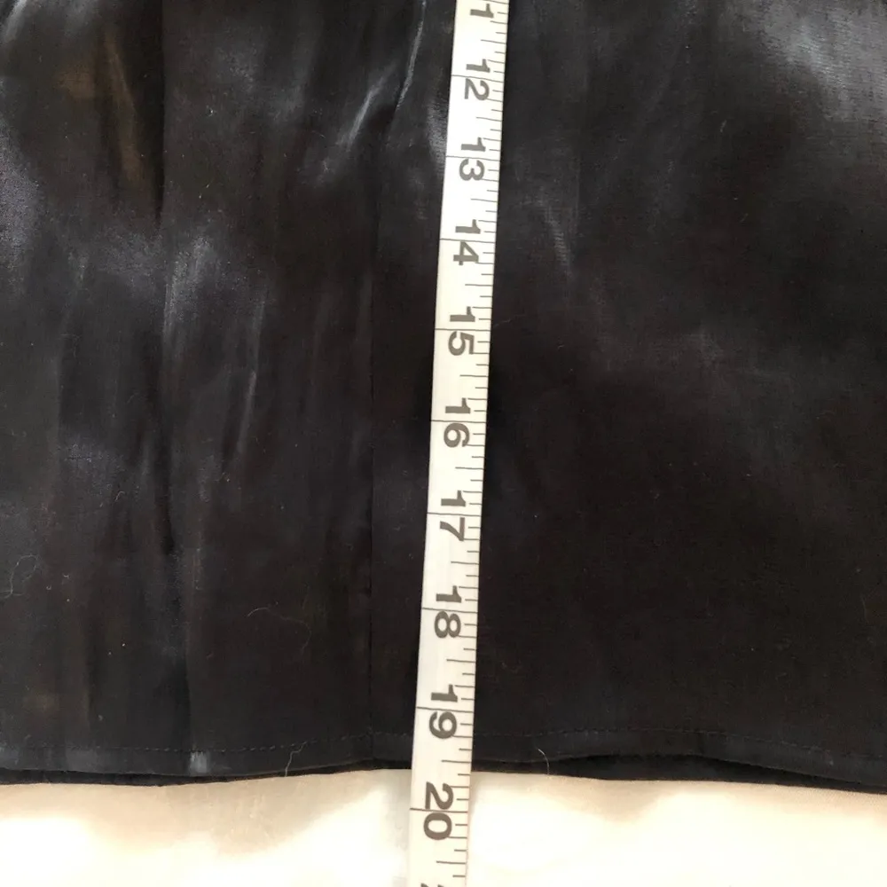 Etiquette Boutique Rhinestone Spaghetti Strap Black Tank Top M NWT - Image 7